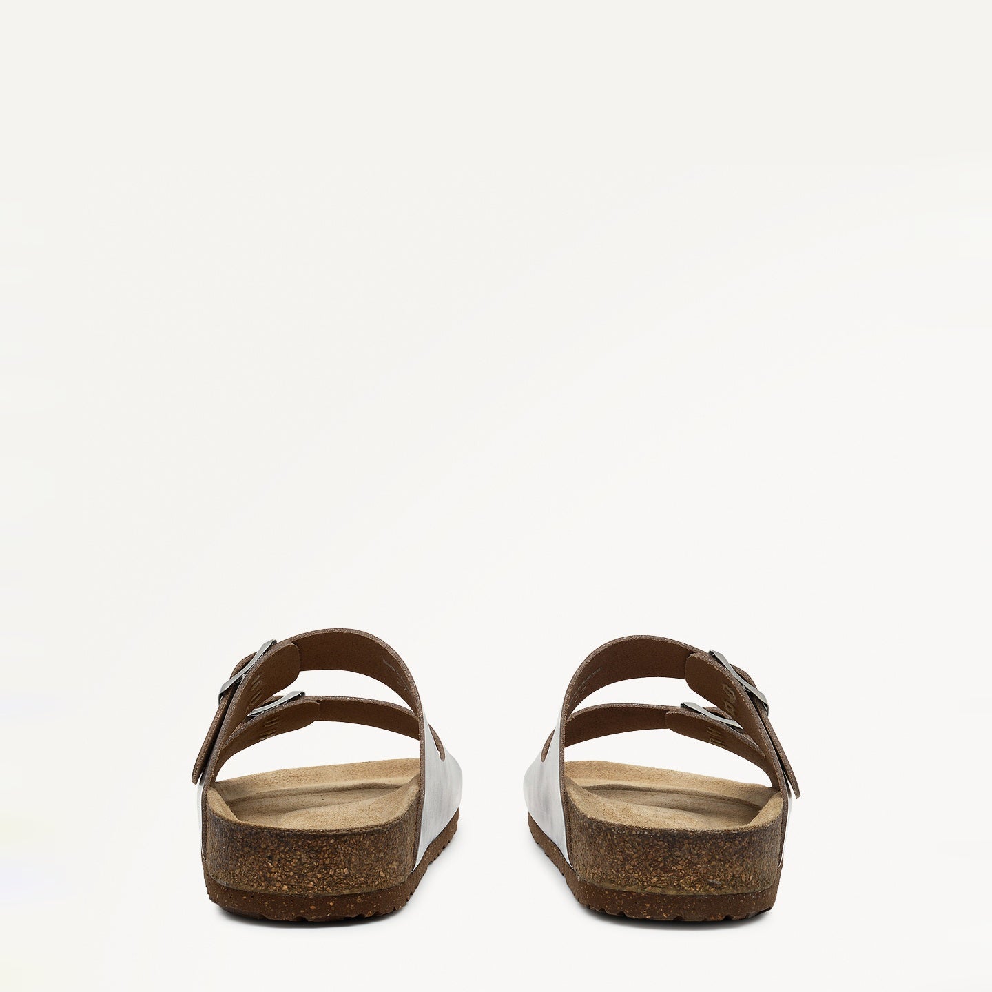 Wardour Street Buckle Footbed Silver - 111519