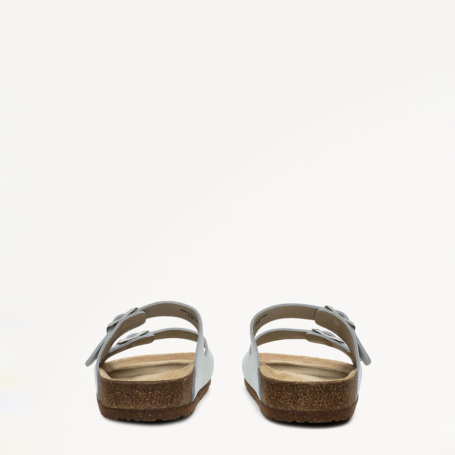 Wardour Street Buckle Footbed White - 111521