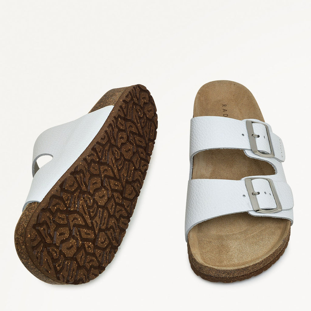 WARDOUR STREET BUCKLE FOOTBED BRIGHT WHITE