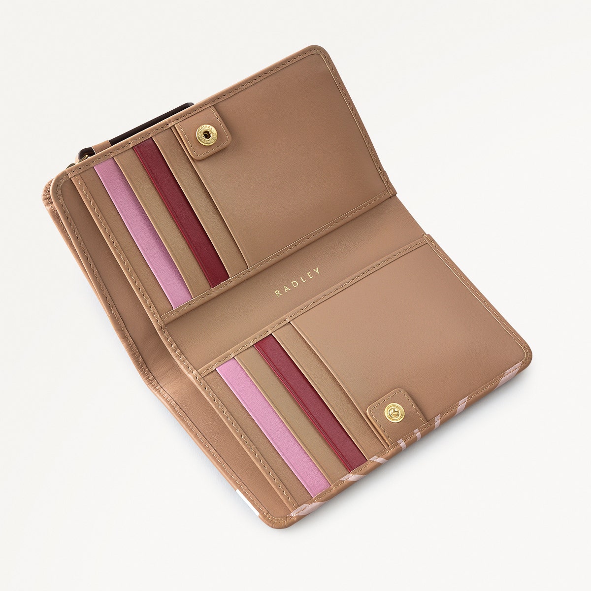 Rising Sun Leather Medium Bifold Wallet in Chai - 111524