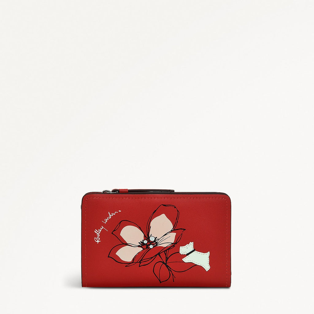 Blooming Radley Leather Medium Bifold Wallet in Blazer - 111529