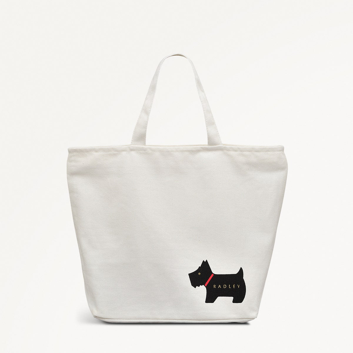 Radley Dna Fabric Small Ziptop Crook in Chalk - 111533