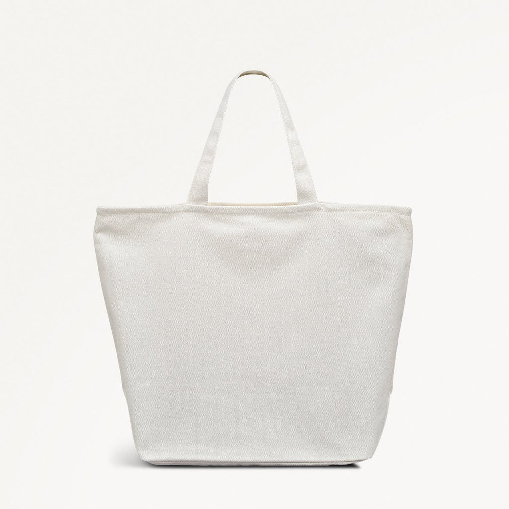 Radley Dna Fabric Small Ziptop Crook in Chalk - 111533