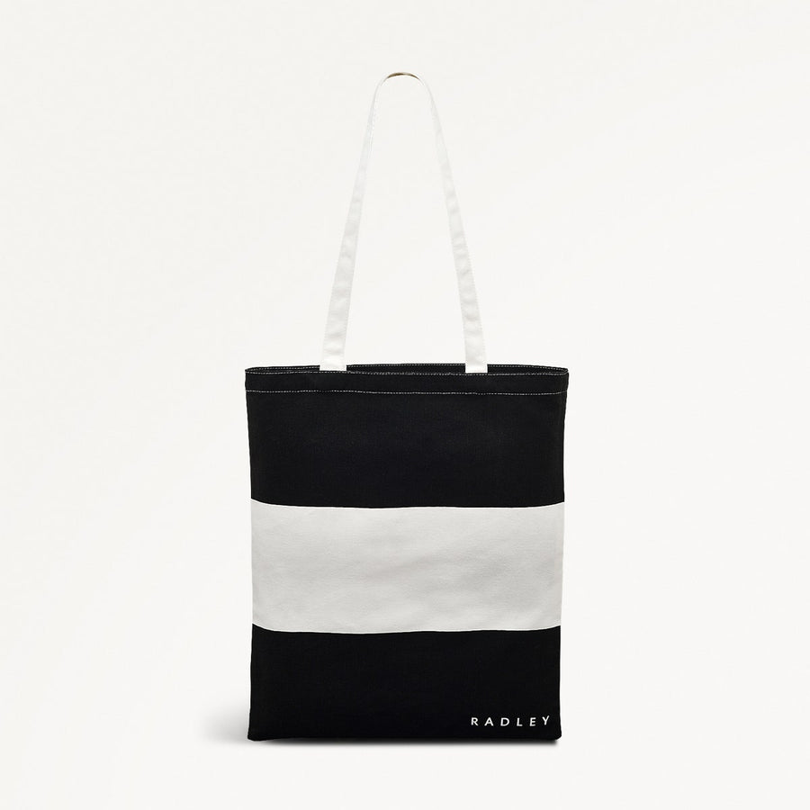 Radley Colourblock Fabric Medium Open Top Tote in Black - 111534