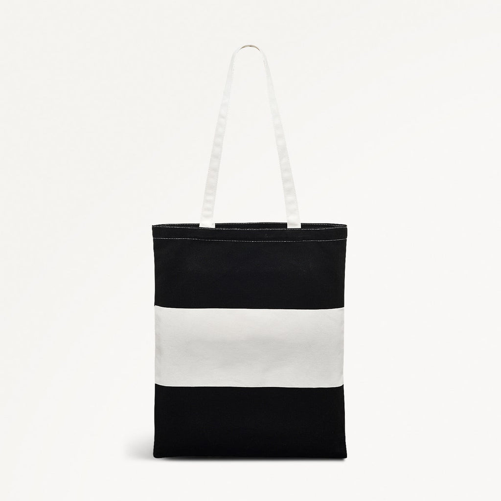 Radley Colourblock Fabric Medium Open Top Tote in Black - 111534