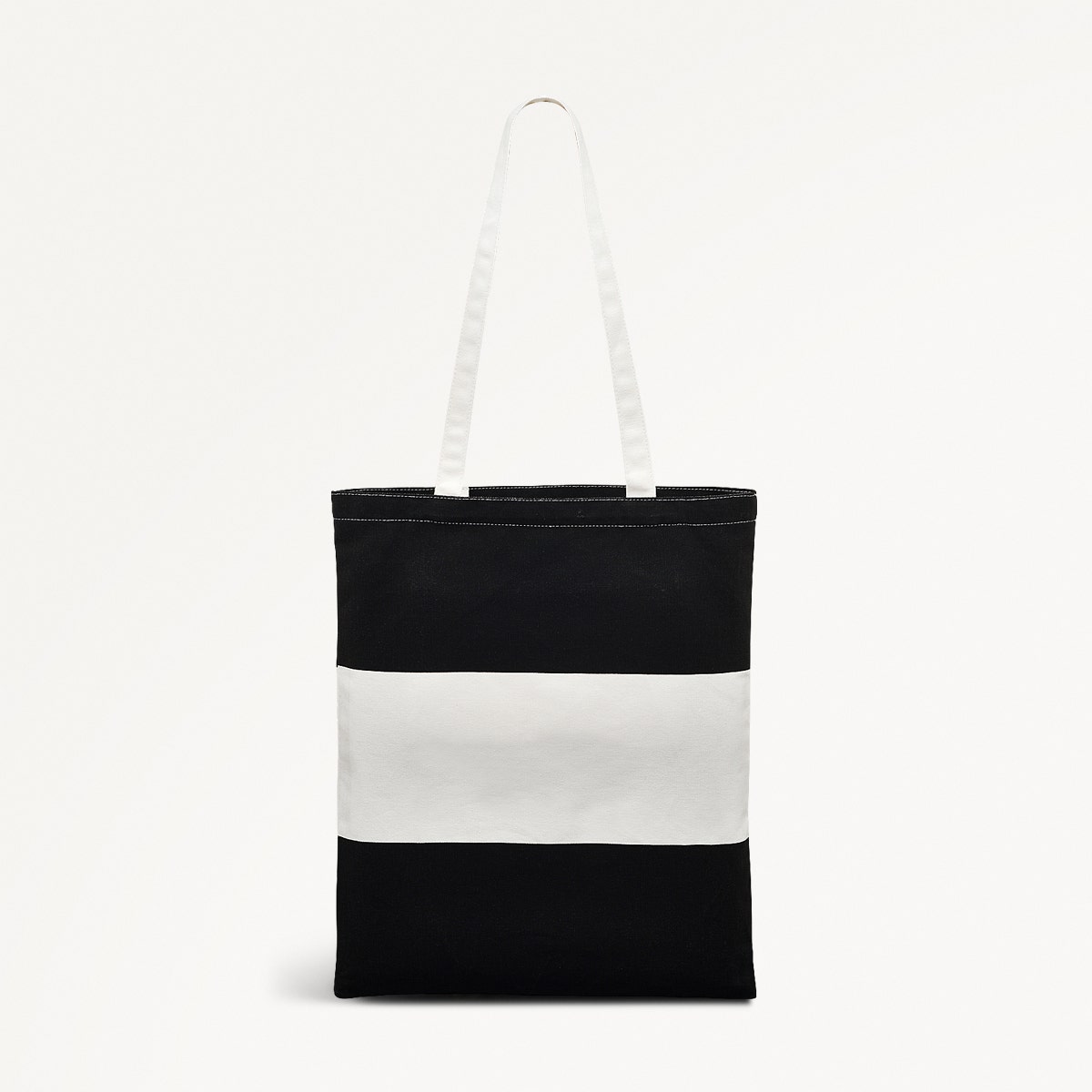 Radley Colourblock Fabric Medium Open Top Tote in Black - 111534