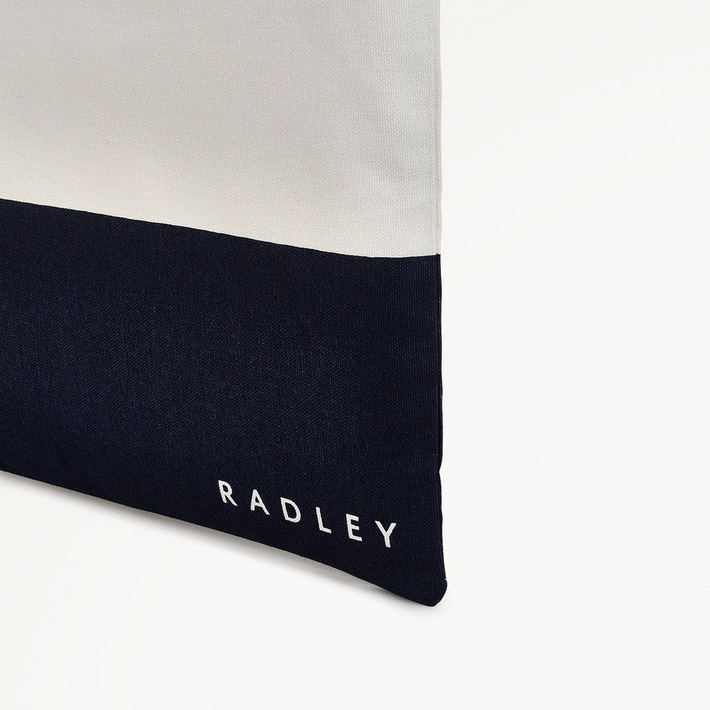 Radley Colourblock Fabric Medium Open Top Tote in Chalk - 111535