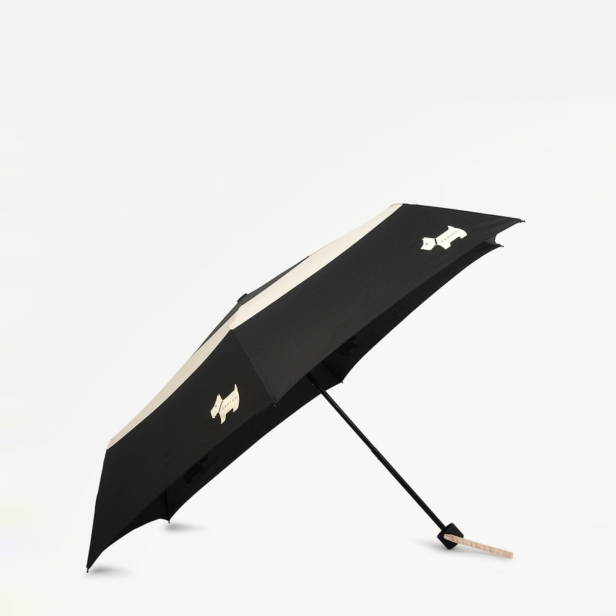 Bishops Lane Fabric Responsible Umbrella in Black - 111536