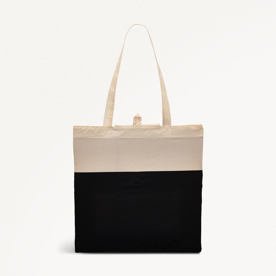 Bishops Lane Fabric Responsible Foldaway in Black - 111537