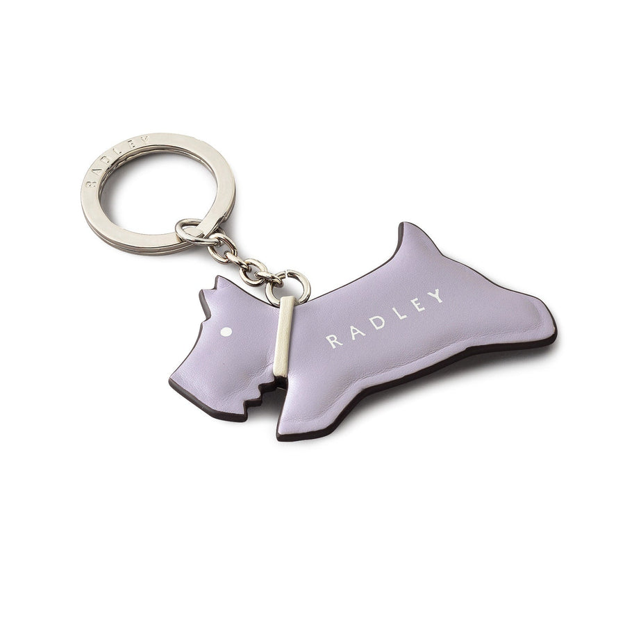 Jump Radley Leather Keyring in Bellflower - 111551