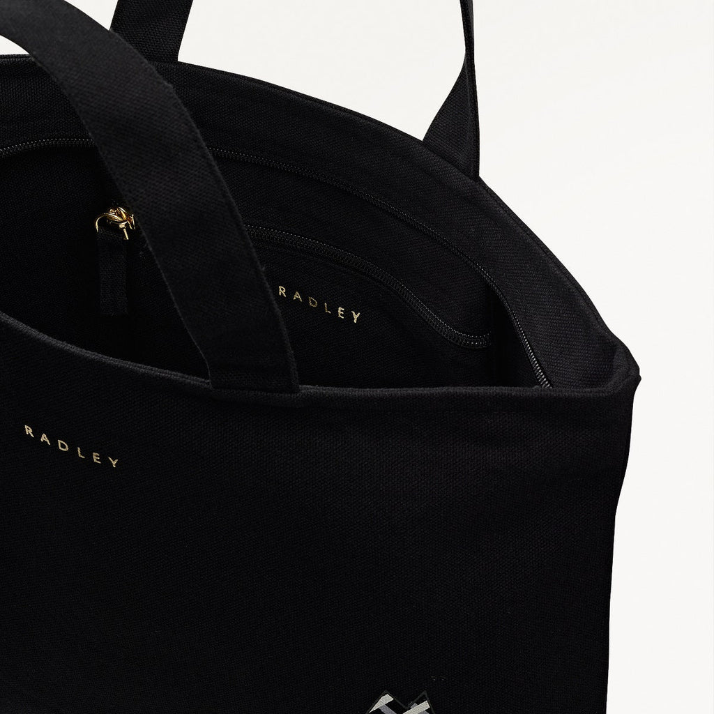 Face To Face Small Ziptop Crook in Black - 111554