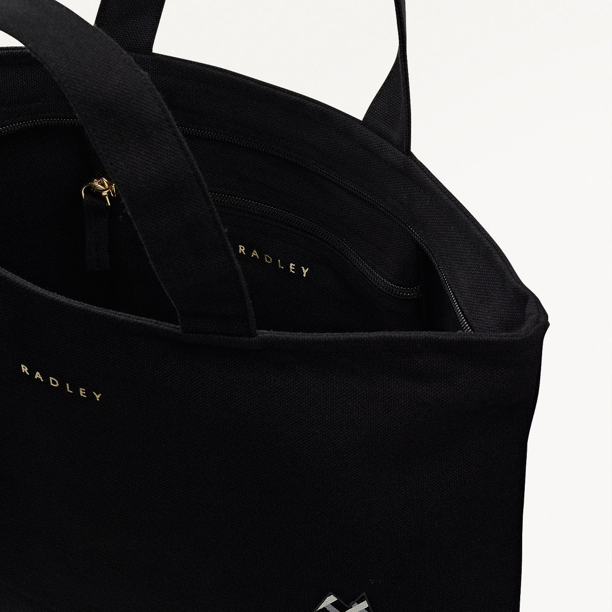 Face To Face Small Ziptop Crook in Black - 111554