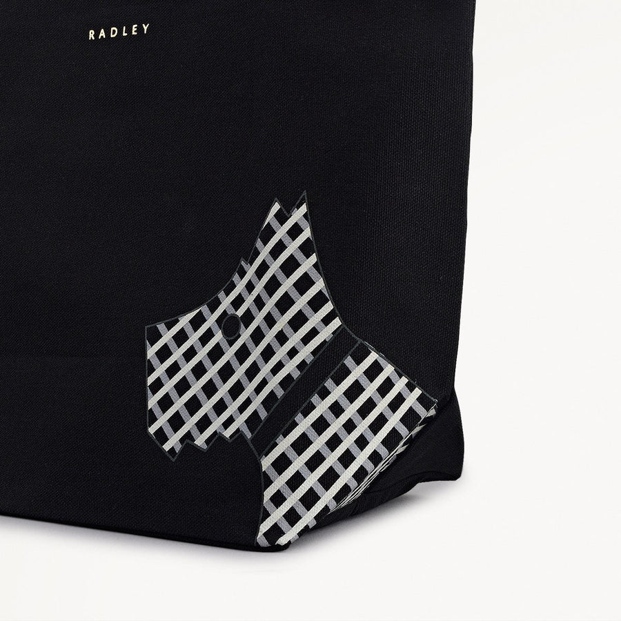 Face To Face Small Ziptop Crook in Black - 111554