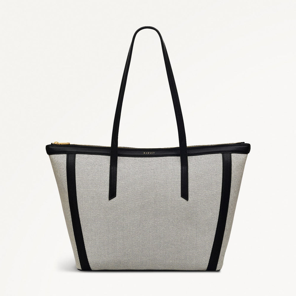 Kendal Terrace - Canvas Large Ziptop Tote Bag - OHE12303