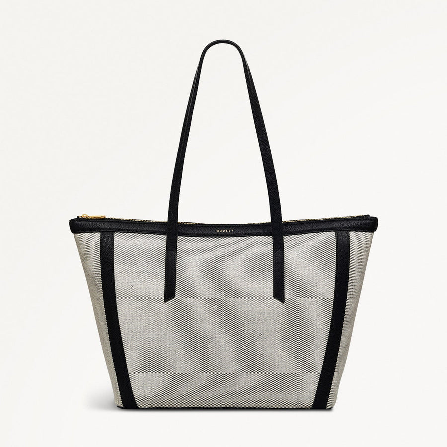 Kendal Terrace - Canvas Large Ziptop Tote Bag - OHE12303