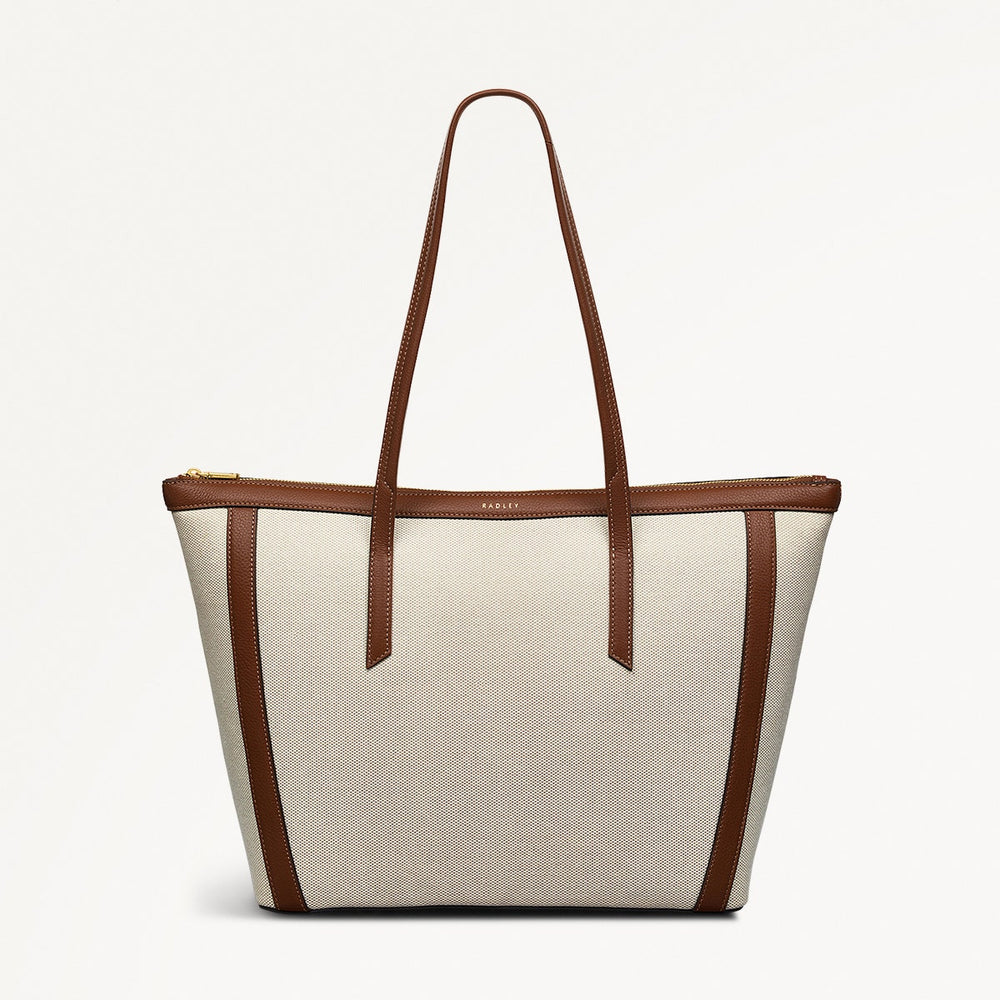 Kendal Terrace - Canvas Large Ziptop Tote Bag - OHE12303