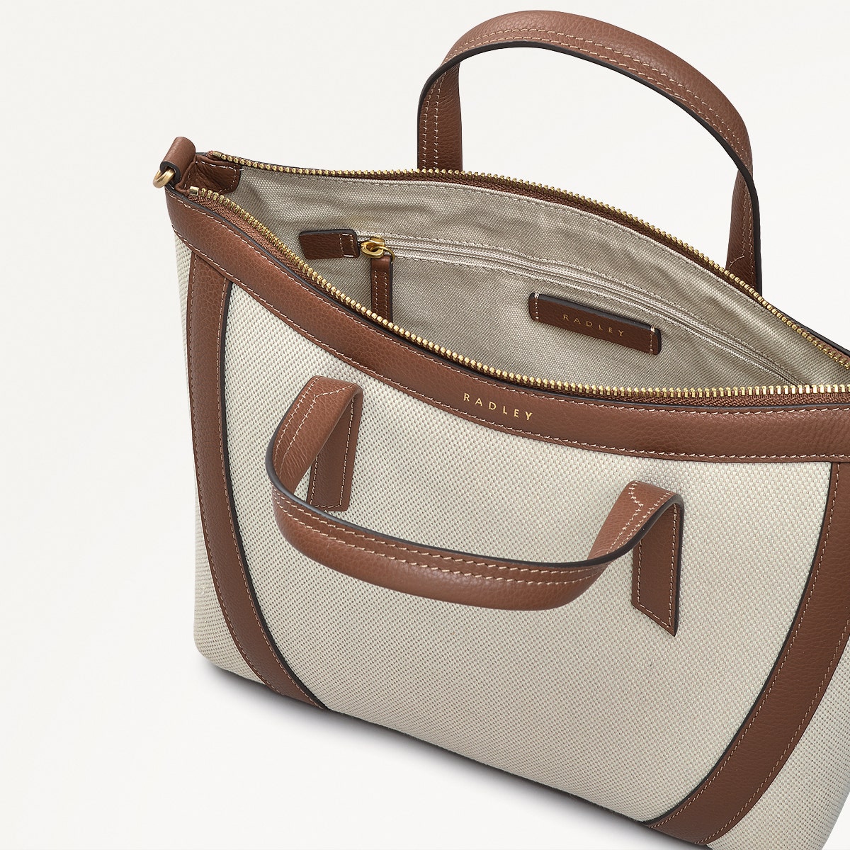 Women's Medium Ziptop Grab | Kendal Terrace - Canvas AW25 | Radley