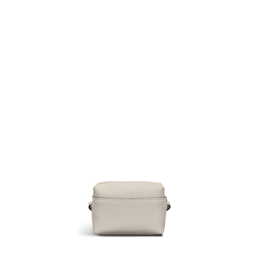 Bishops Lane Leather Small Ziptop Cross Body Bag in Chalk - 111575