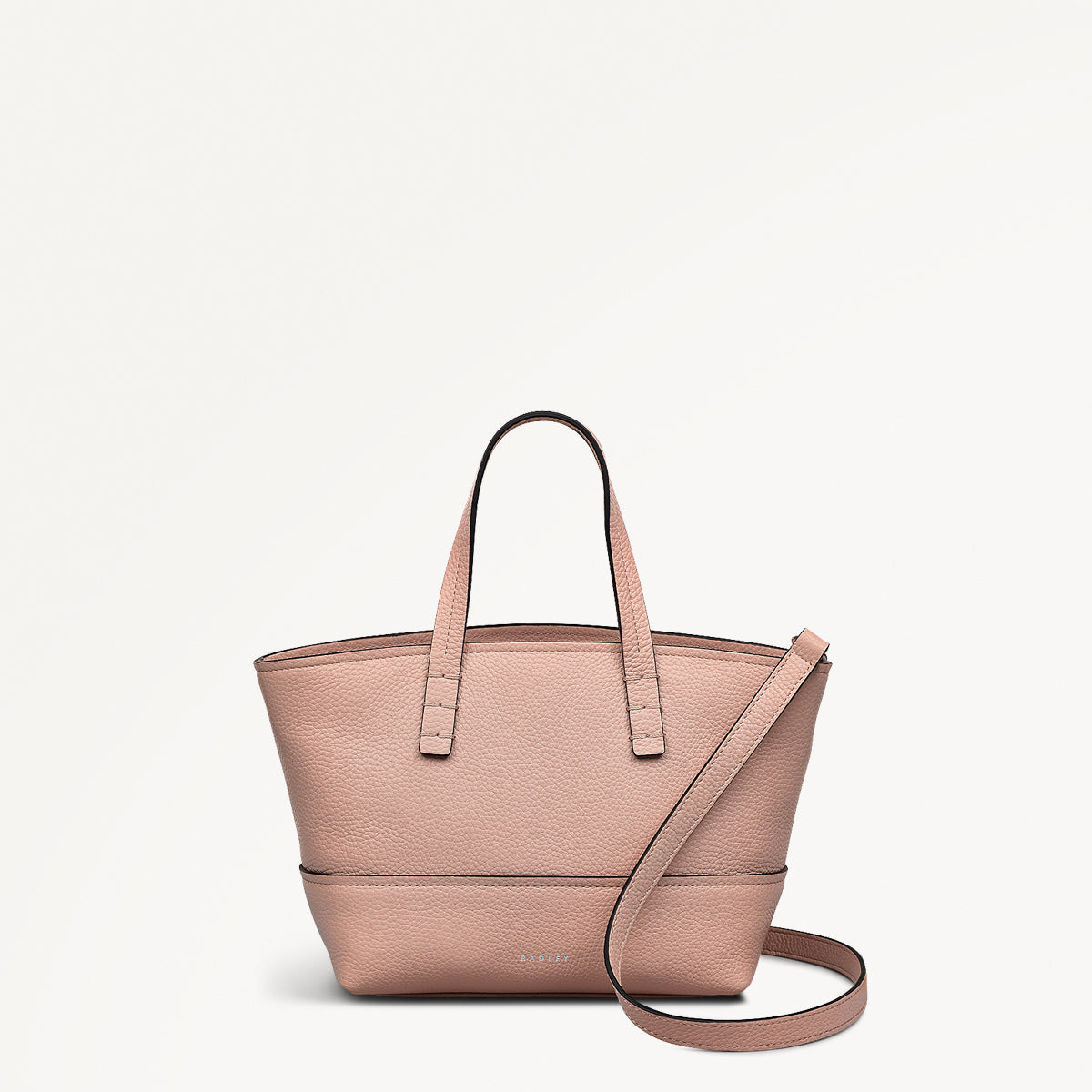 Bishops Lane Leather Small Ziptop Grab Bag in Prairie Pink - 111583