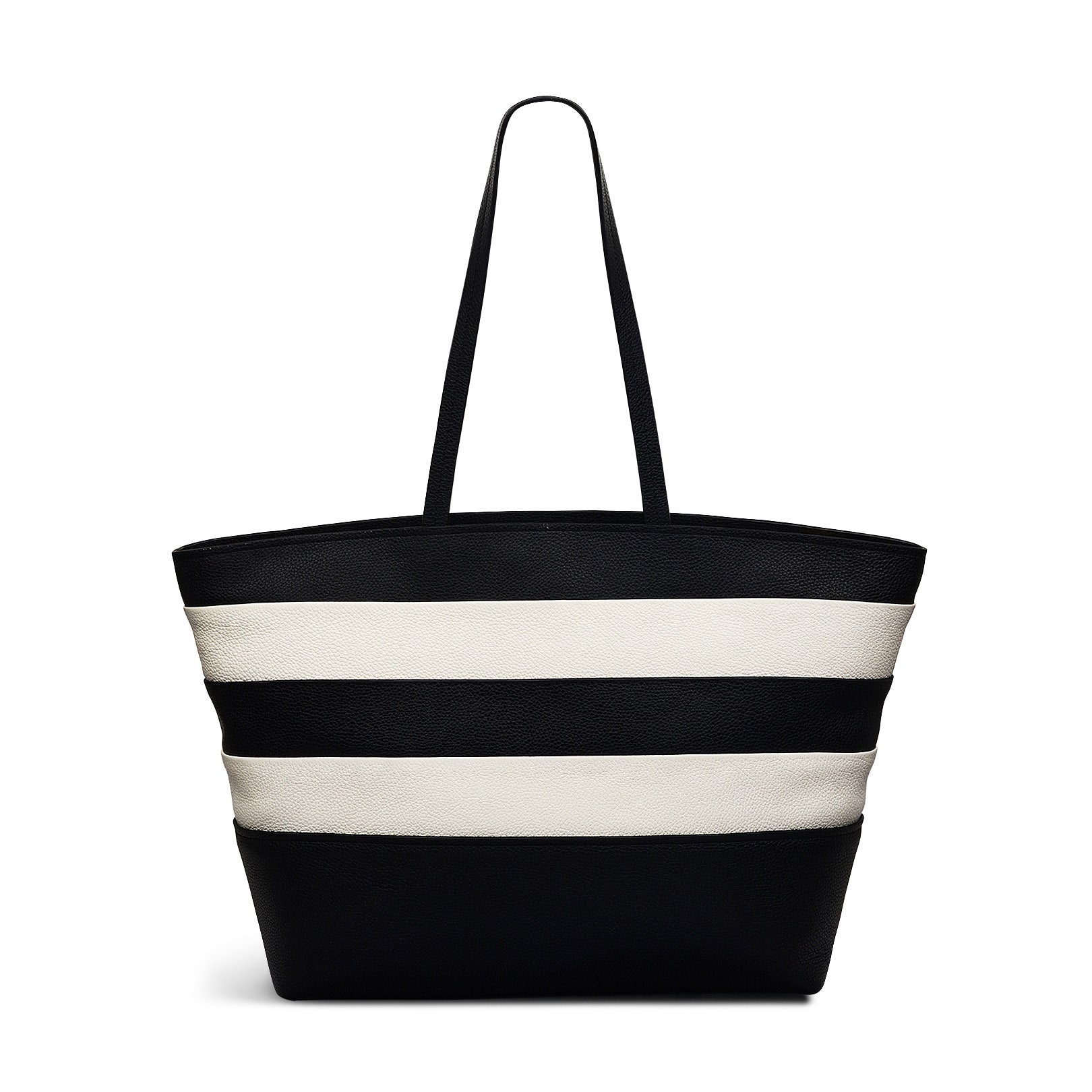 Bishops Lane Leather Large Ziptop Tote Bag in Black - 111584