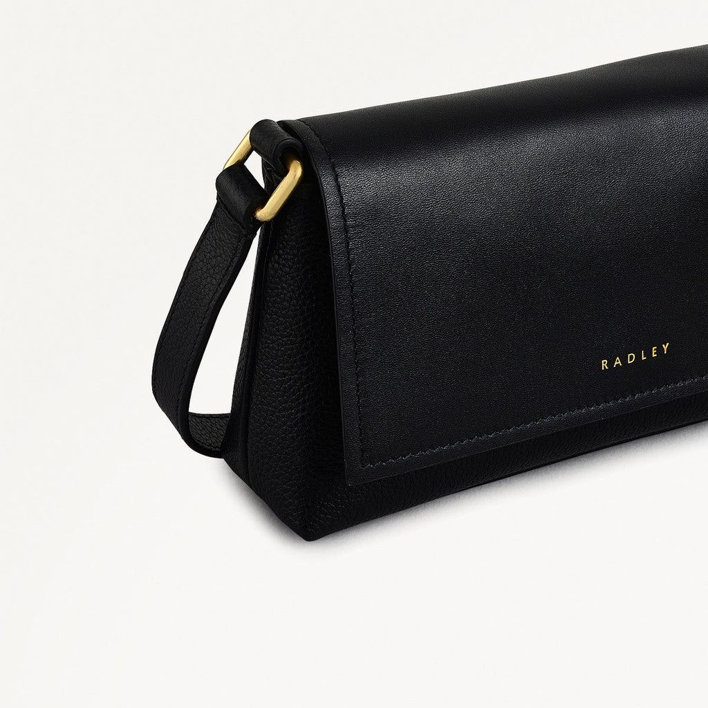 Holmes Avenue Fabric Mini Flapover Cross Body Bag in Black - 111592