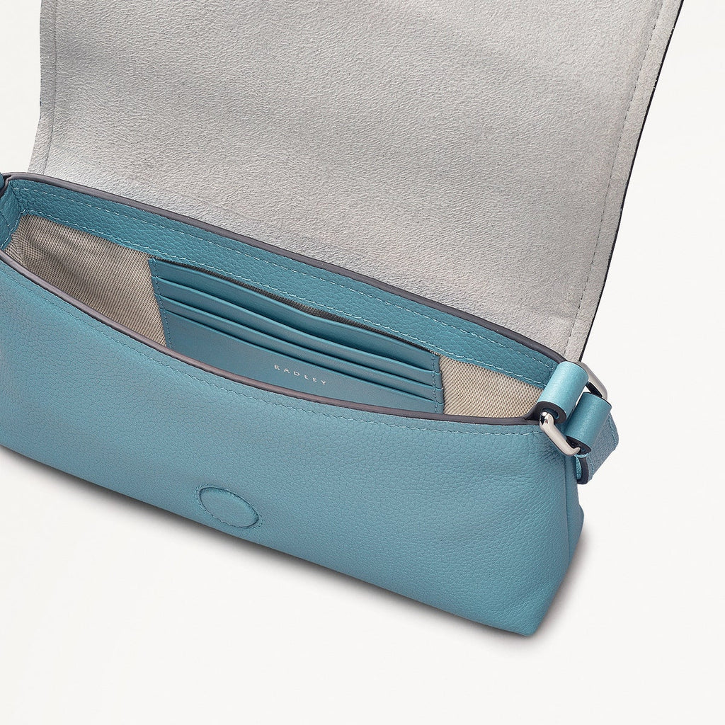 Holmes Avenue Fabric Mini Flapover Cross Body Bag in Cameo - 111594