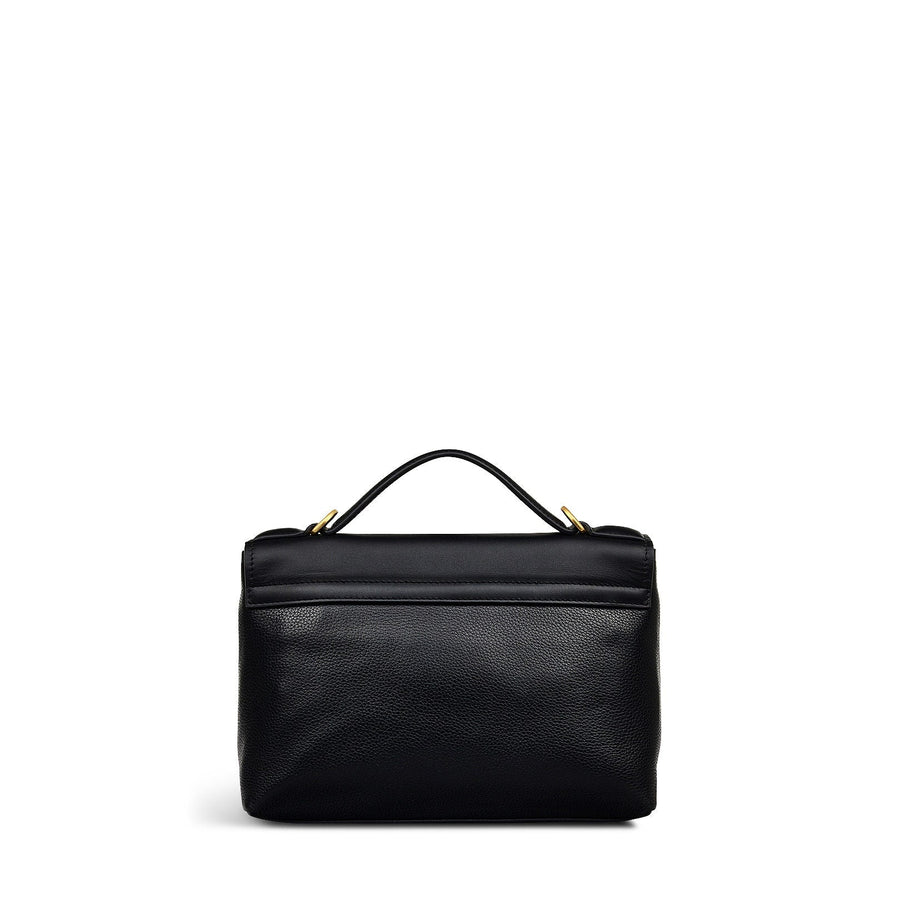 Holmes Avenue Fabric Medium Flapover Cross Body Bag in Black - 111595