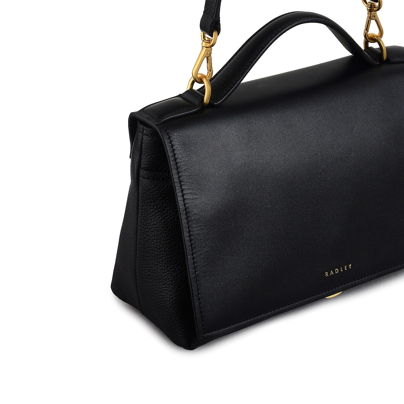 Holmes Avenue Fabric Medium Flapover Cross Body Bag in Black - 111595