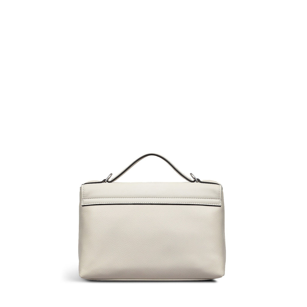 Holmes Avenue Fabric Medium Flapover Cross Body Bag in Chalk - 111596