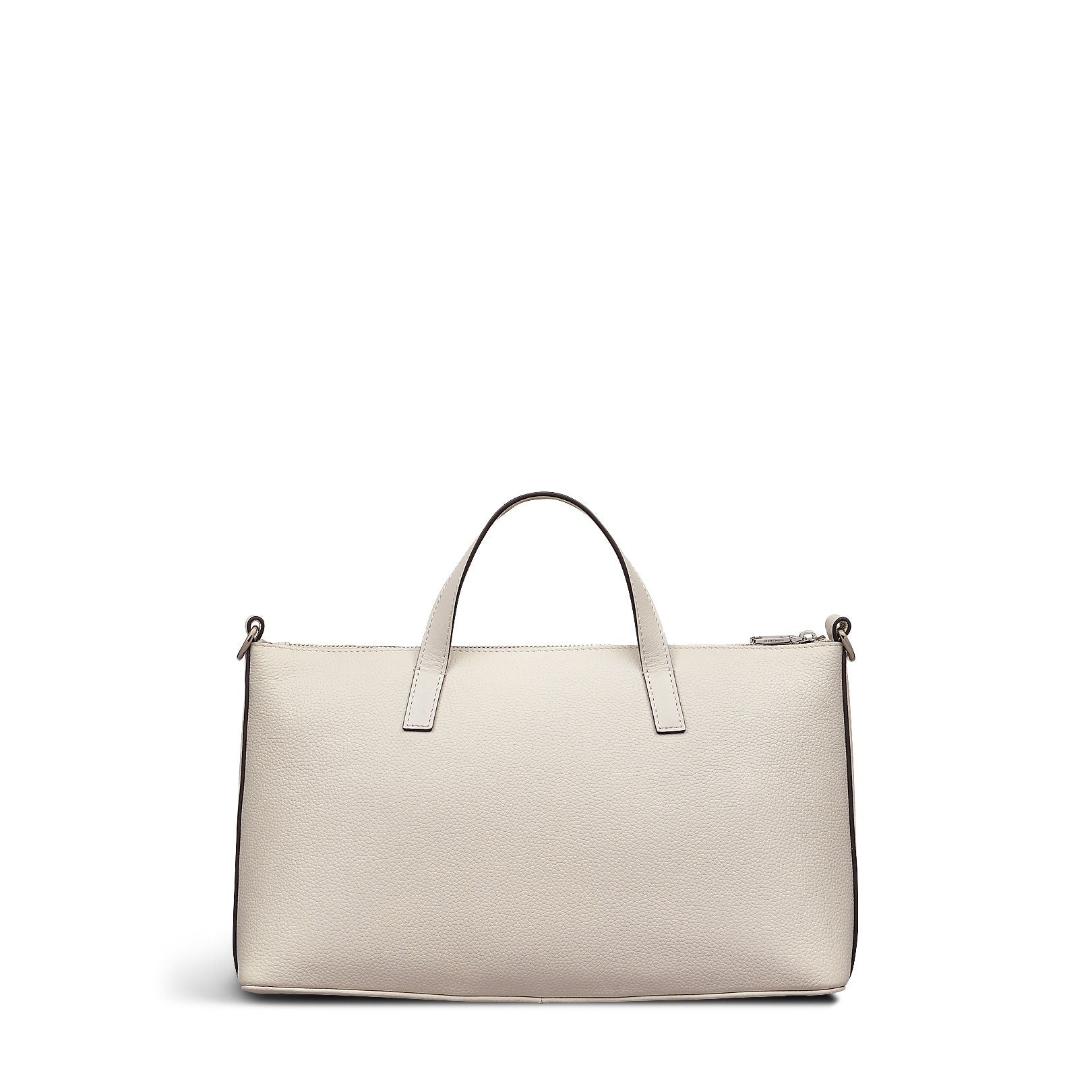 Holmes Avenue Fabric Medium Ziptop Grab Bag in Chalk - 111599