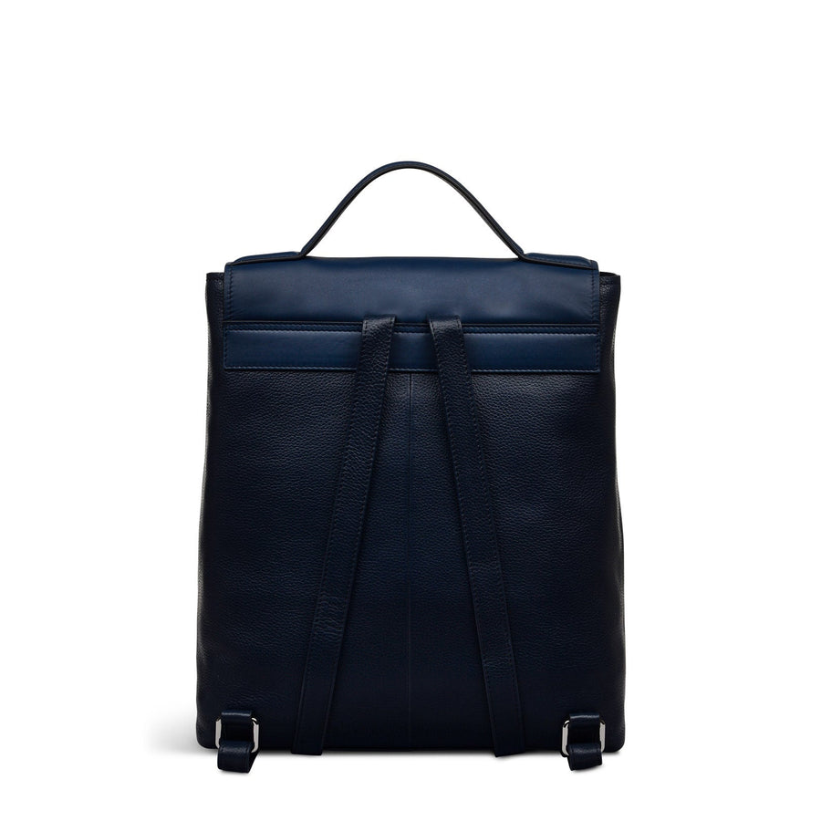 Holmes Avenue Fabric Medium Flapover Backpack in Ink - 111601