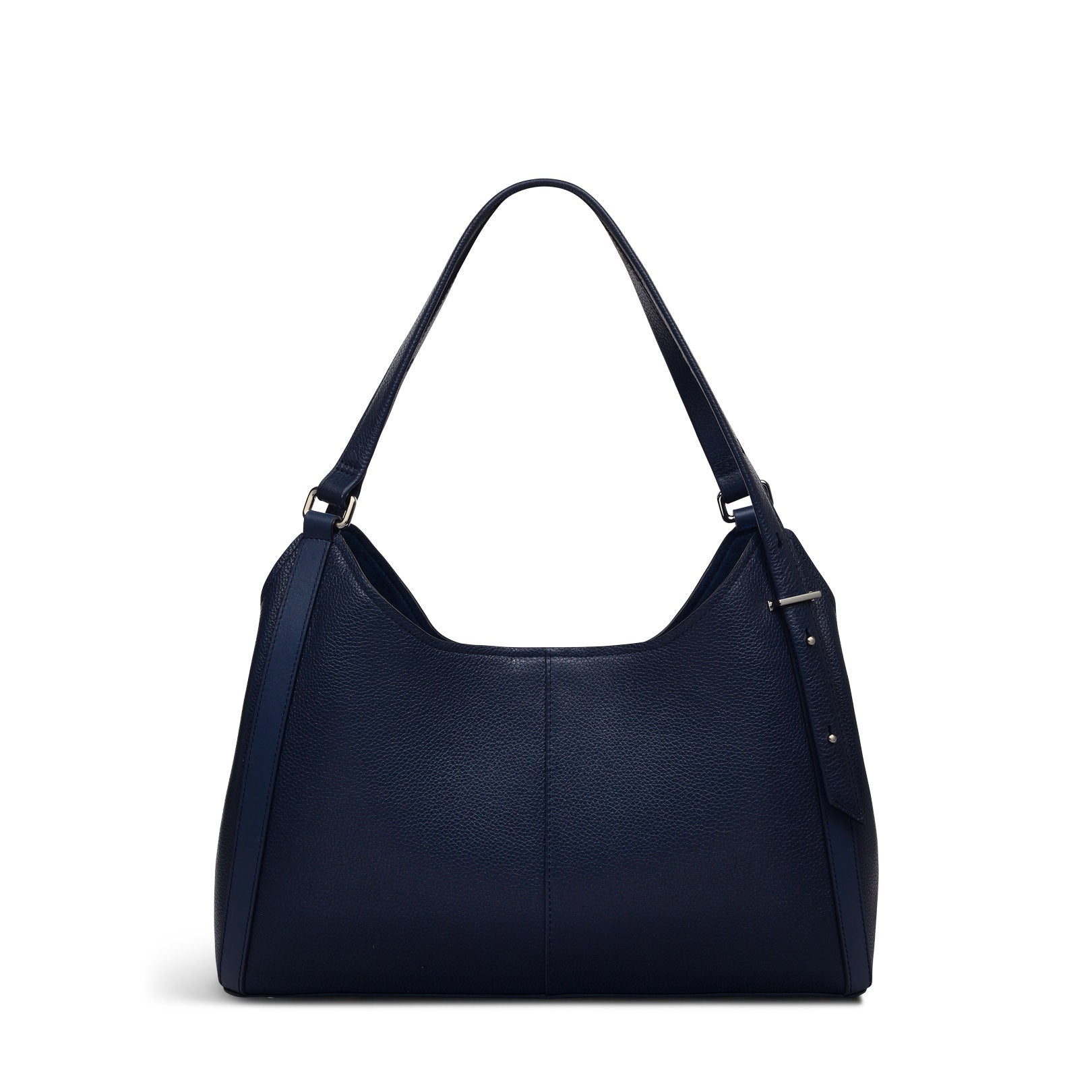 Clarendon Row Fabric Medium Ziptop Grab Bag in Ink - 111603