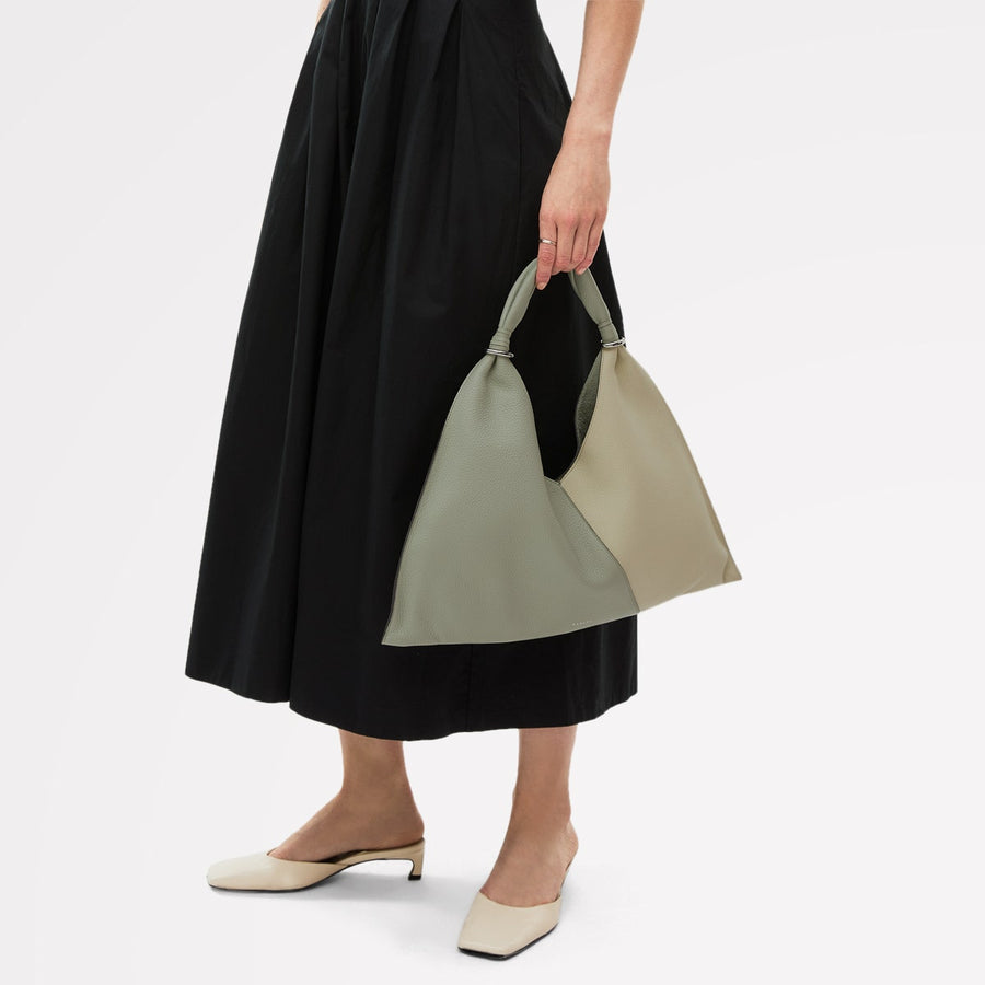 Hay's Mews Fabric Medium Open Top Shoulder Bag in Drizzle - 111613