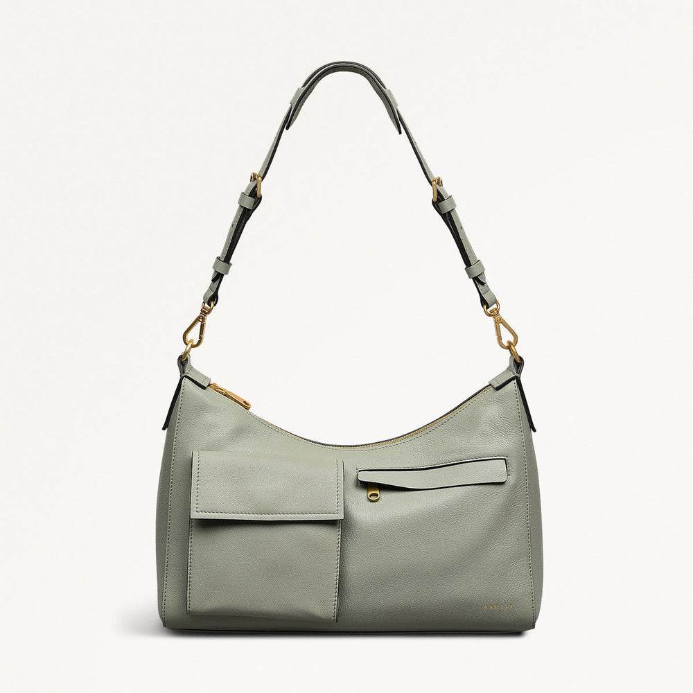 Norbury Close Medium Ziptop Shoulder Bag - OHE14101