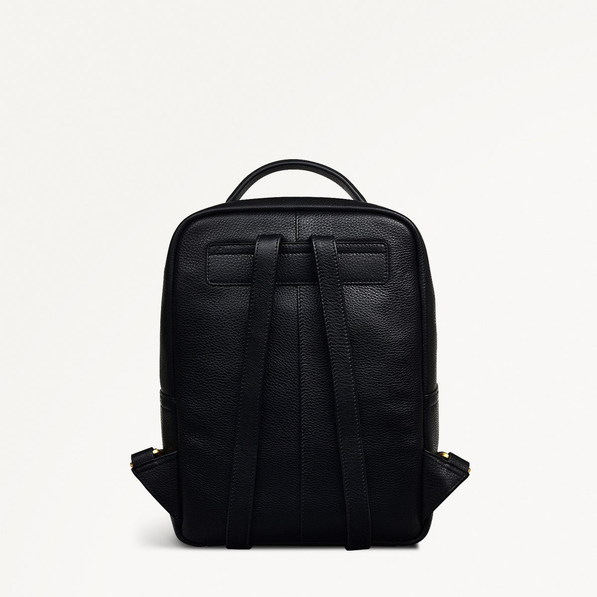 Norbury Close Fabric Small Zip Around Backpack in Black - 111617