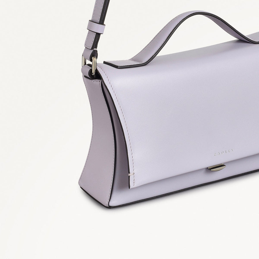 Ellerdine Way Fabric Medium Flapover Cross Body Bag in Bellflower - 111620