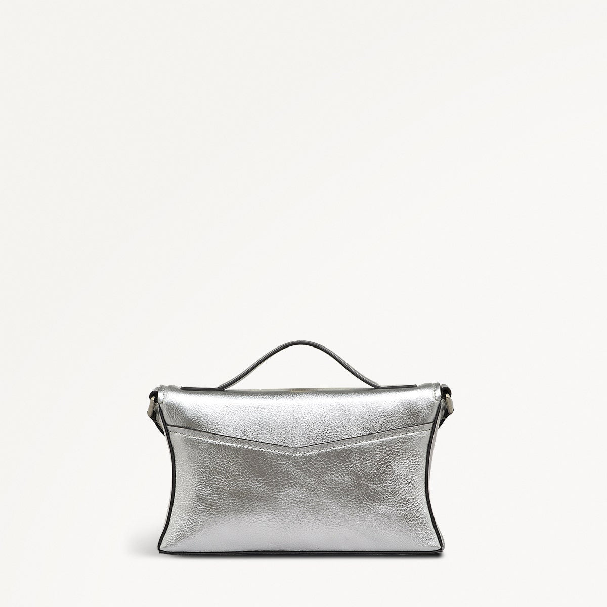 Ellerdine Way Fabric Medium Flapover Cross Body Bag in Silver - 111622