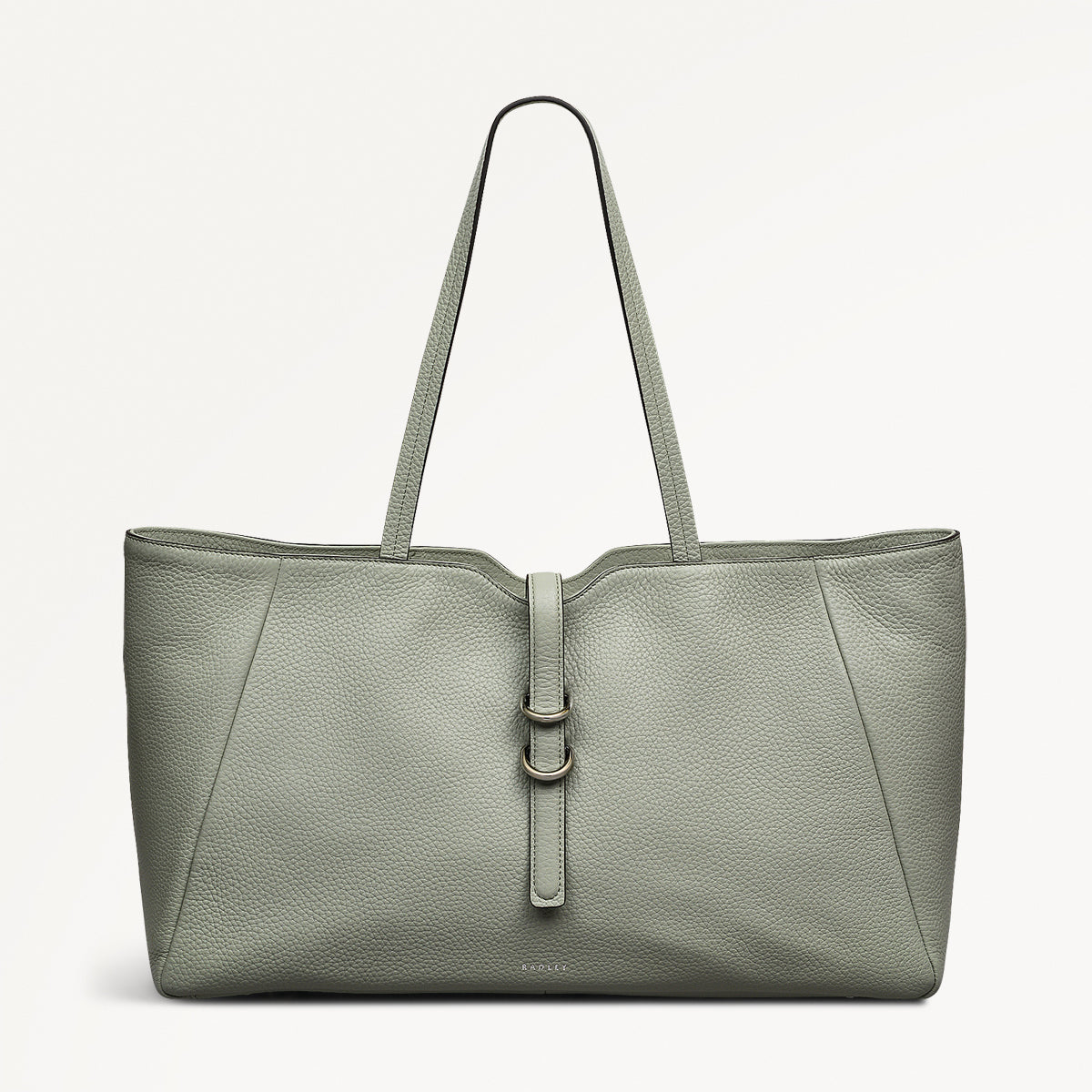 Hazelbury Park Fabric Large Ziptop Tote Bag in Drizzle - 111630