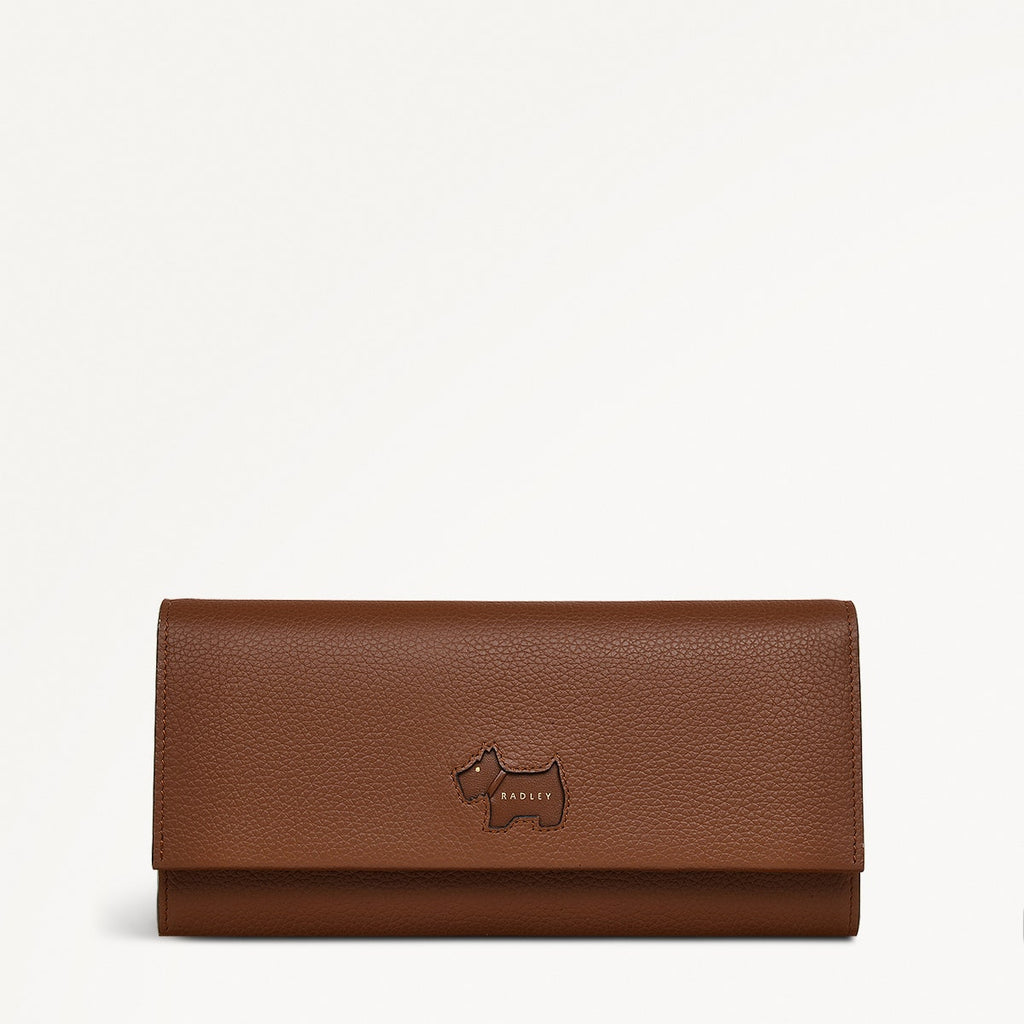 Radley Cookie Cutter - Protect Leather Large Flapover Wallet in Indus Tan - 111631