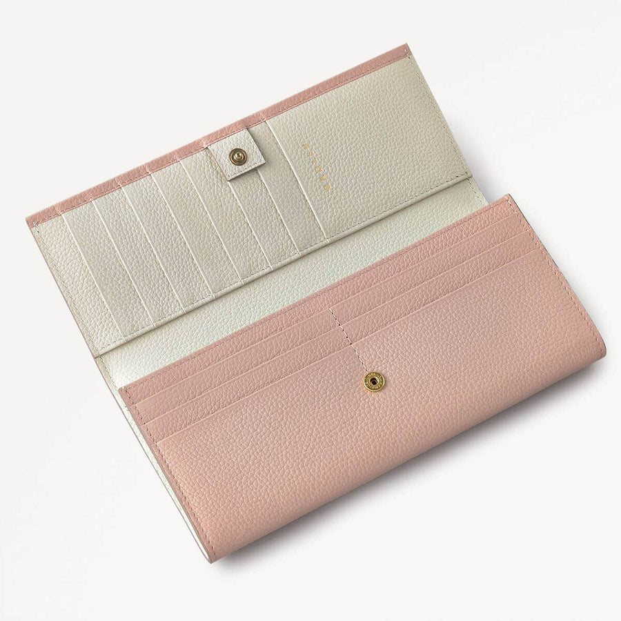 Radley Cookie Cutter - Protect Leather Large Flapover Wallet in Prairie Pink - 111632