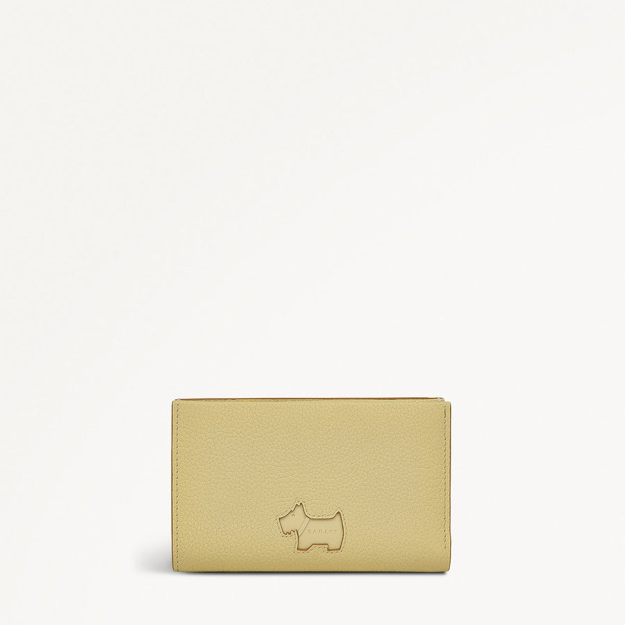 Radley Cookie Cutter - Protect Leather Medium Bifold Wallet in Scuffed Lemon - 111637
