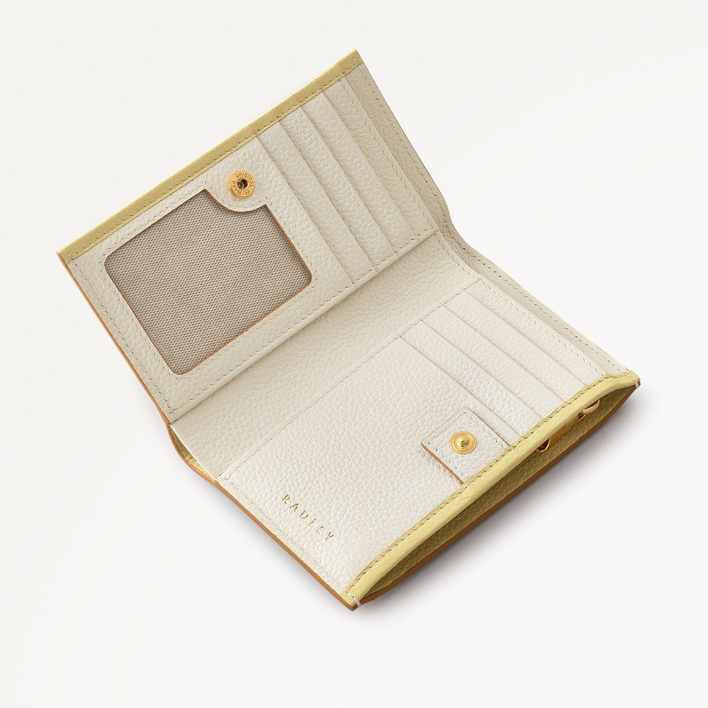 Radley Cookie Cutter - Protect Leather Medium Bifold Wallet in Scuffed Lemon - 111637