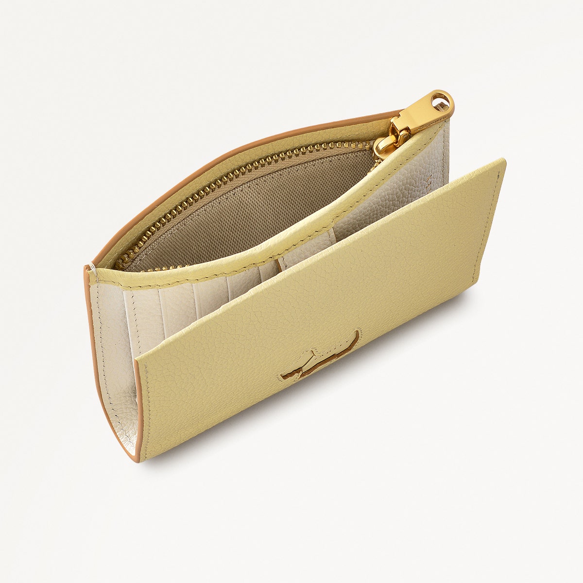 Radley Cookie Cutter - Protect Leather Medium Bifold Wallet in Scuffed Lemon - 111637