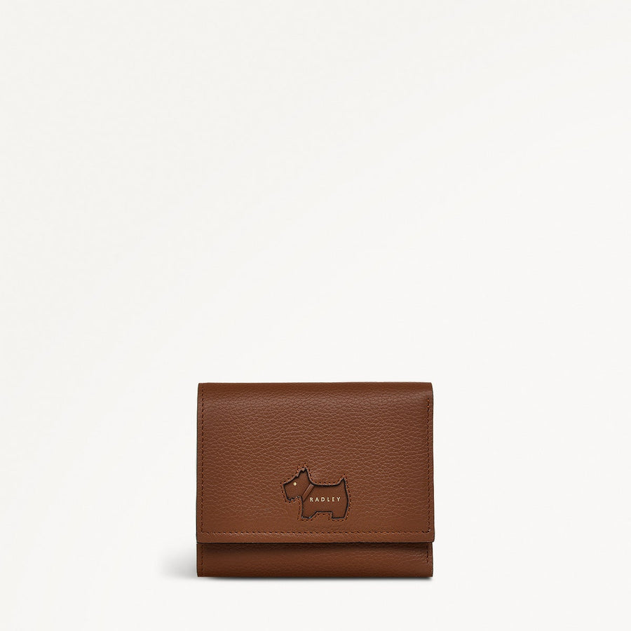 Radley Cookie Cutter - Protect Leather Small Flapover Wallet in Indus Tan - 111638
