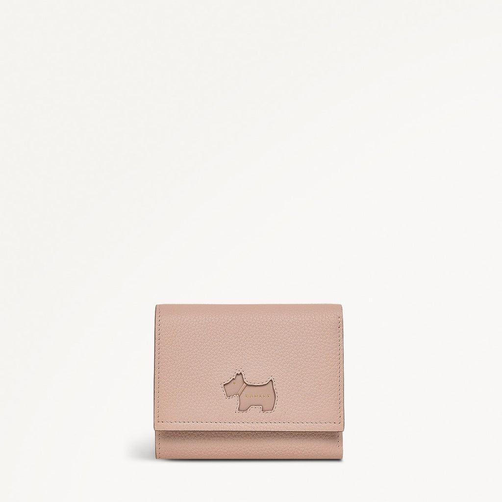 Radley Cookie Cutter - Protect Leather Small Flapover Wallet in Prairie Pink - 111639