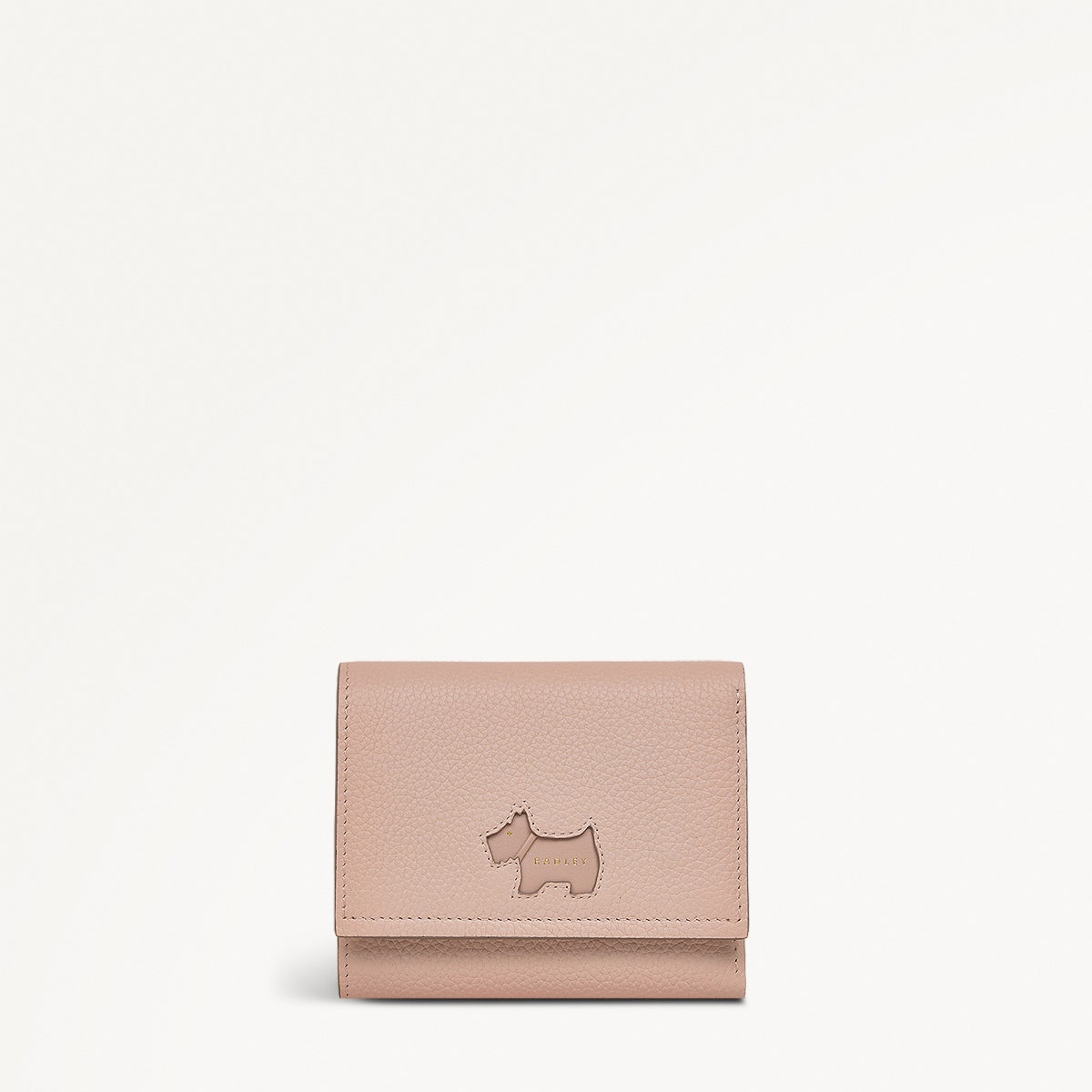 Radley Cookie Cutter - Protect Leather Small Flapover Wallet in Prairie Pink - 111639