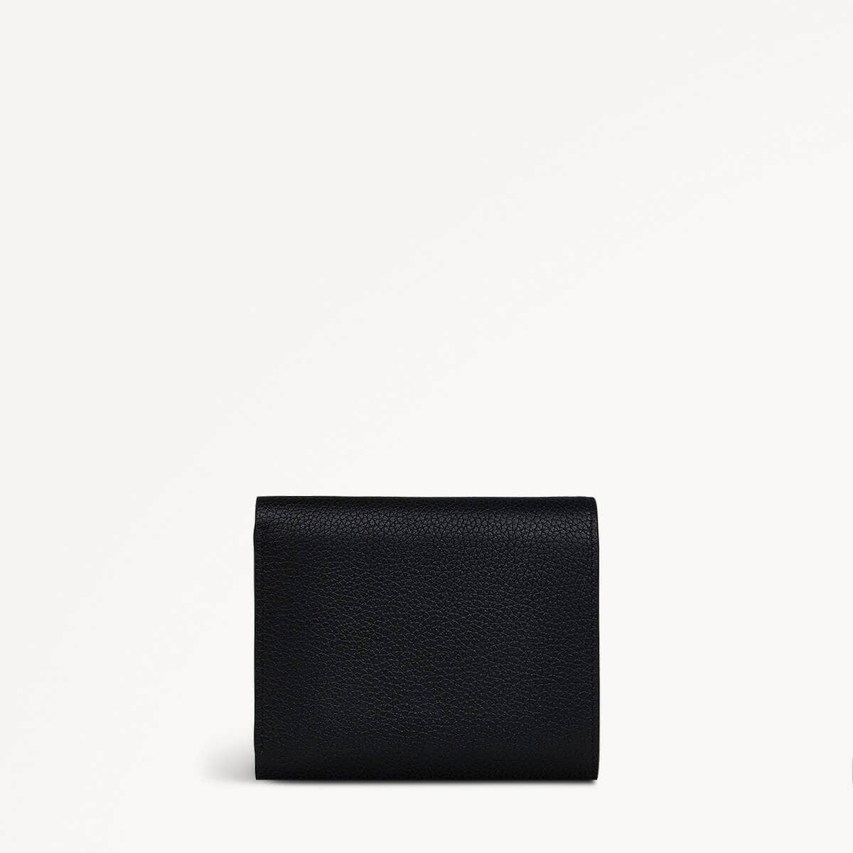 Radley Cookie Cutter - Protect Leather Small Flapover Wallet in Black - 111640