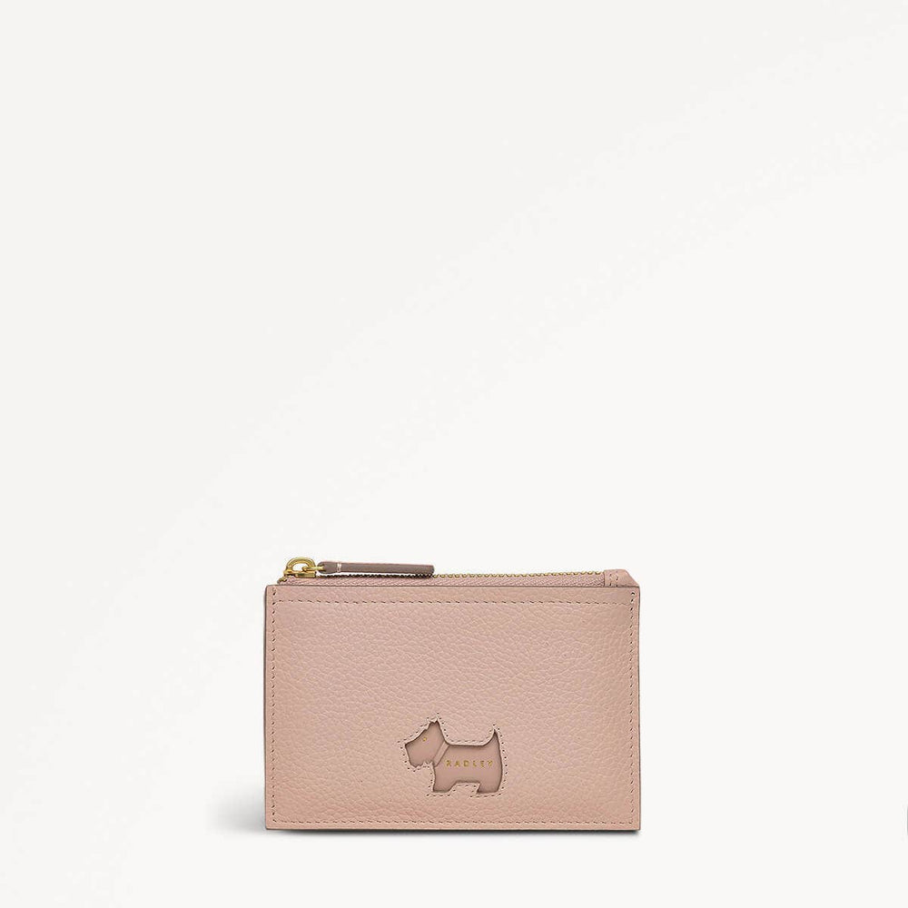 Radley Cookie Cutter - Protect Leather Small Ziptop Coin Purse in Prairie Pink - 111642