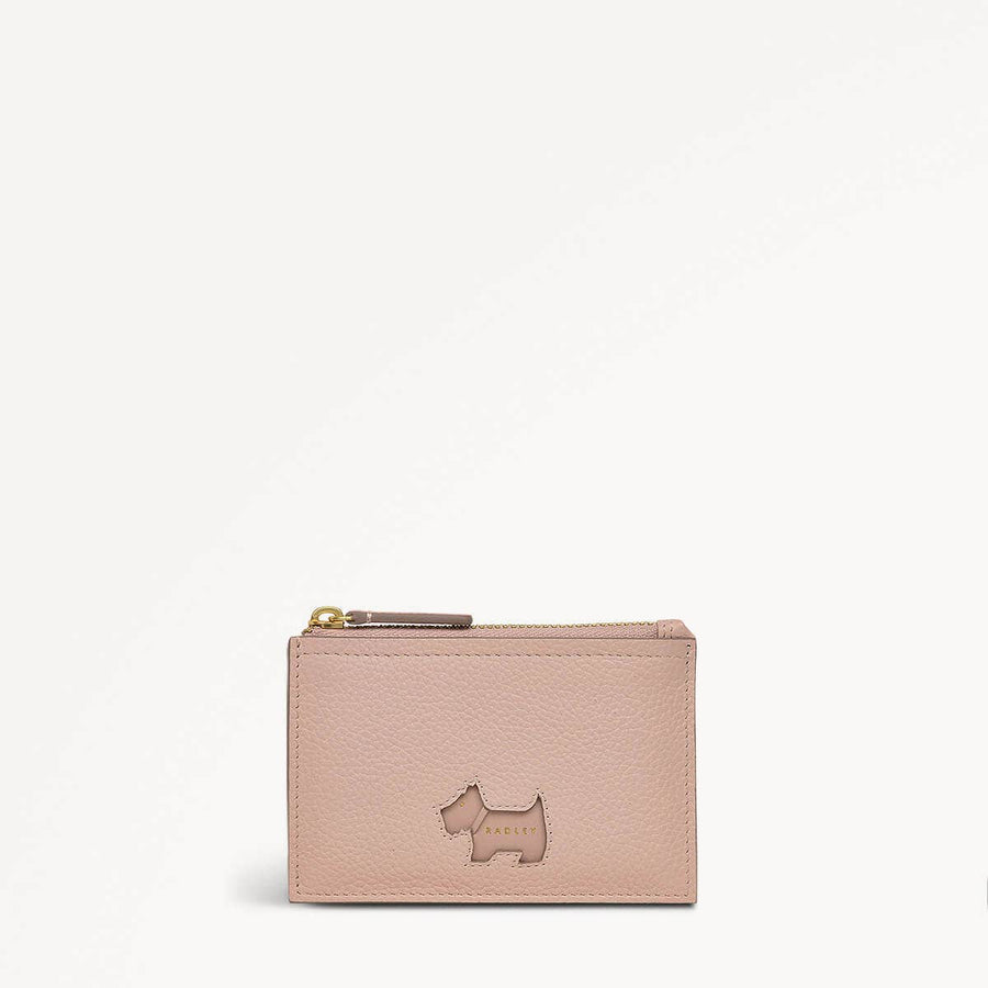 Radley Cookie Cutter - Protect Leather Small Ziptop Coin Purse in Prairie Pink - 111642