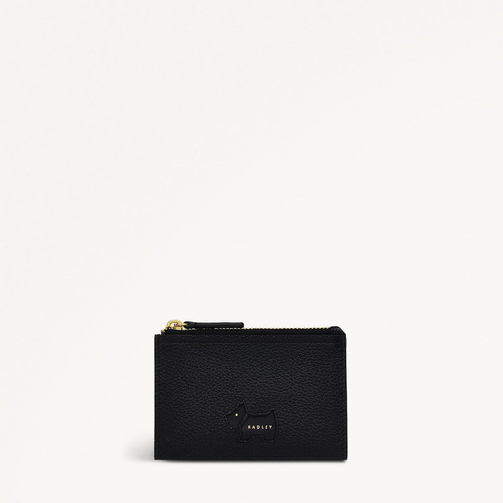 Radley Cookie Cutter - Protect Leather Small Ziptop Coin Purse in Black - 111643